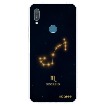 Picasee silikonski prozorni ovitek za Huawei Y6 2019 - SCORPIO