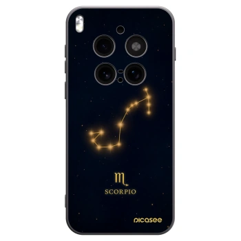 Picasee silikonski črni ovitek za Vivo X300 Pro - SCORPIO