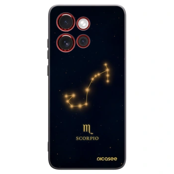 Picasee silikonski črni ovitek za Motorola Edge 60 Neo 5G - SCORPIO