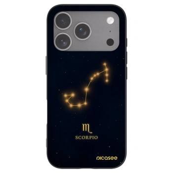 Picasee silikonski črni ovitek za Apple iPhone 18 Pro - SCORPIO