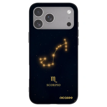 Picasee silikonski črni ovitek za Apple iPhone 18 Pro Max - SCORPIO