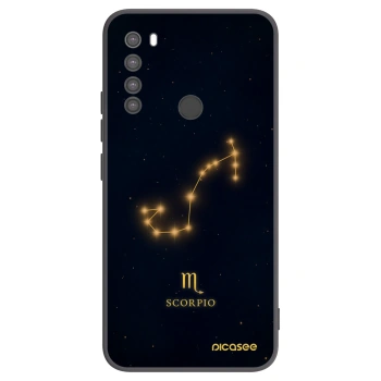 Picasee silikonski črni ovitek za Xiaomi Redmi Note 8 - SCORPIO