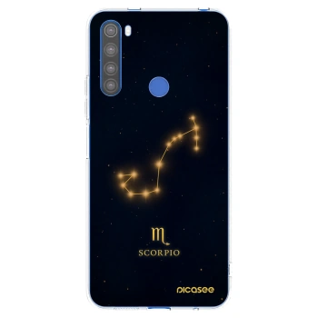 Picasee silikonski prozorni ovitek za Xiaomi Redmi Note 8T - SCORPIO
