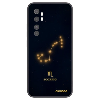 Picasee silikonski črni ovitek za Xiaomi Mi Note 10 Lite - SCORPIO