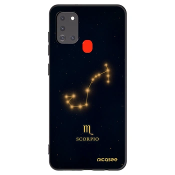 Picasee silikonski črni ovitek za Samsung Galaxy A21s - SCORPIO