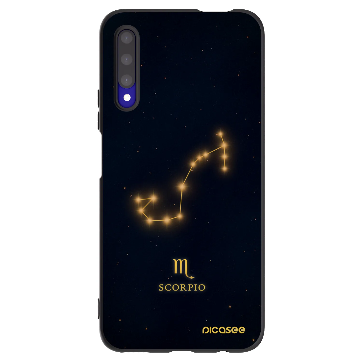 Picasee silikonski črni ovitek za Honor 9X Pro - SCORPIO