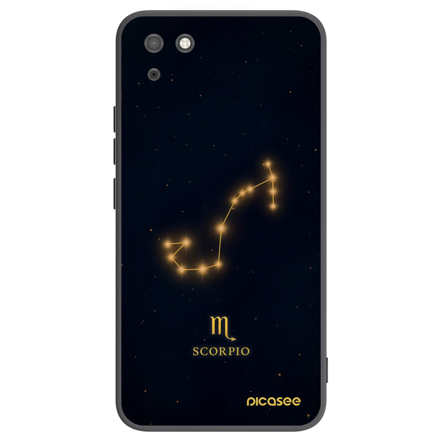 Picasee silikonski črni ovitek za Huawei Y5P - SCORPIO
