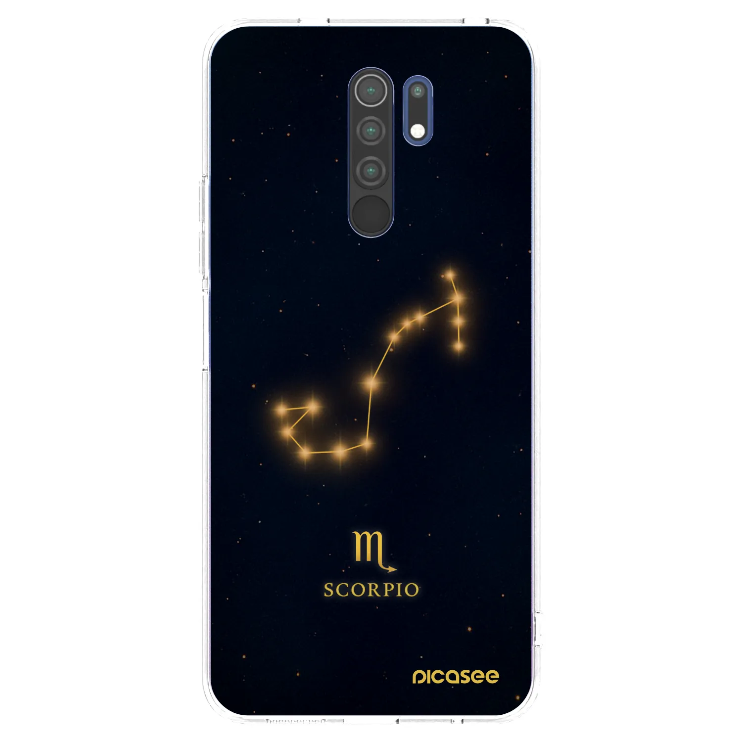 Picasee silikonski prozorni ovitek za Xiaomi Redmi 9 - SCORPIO