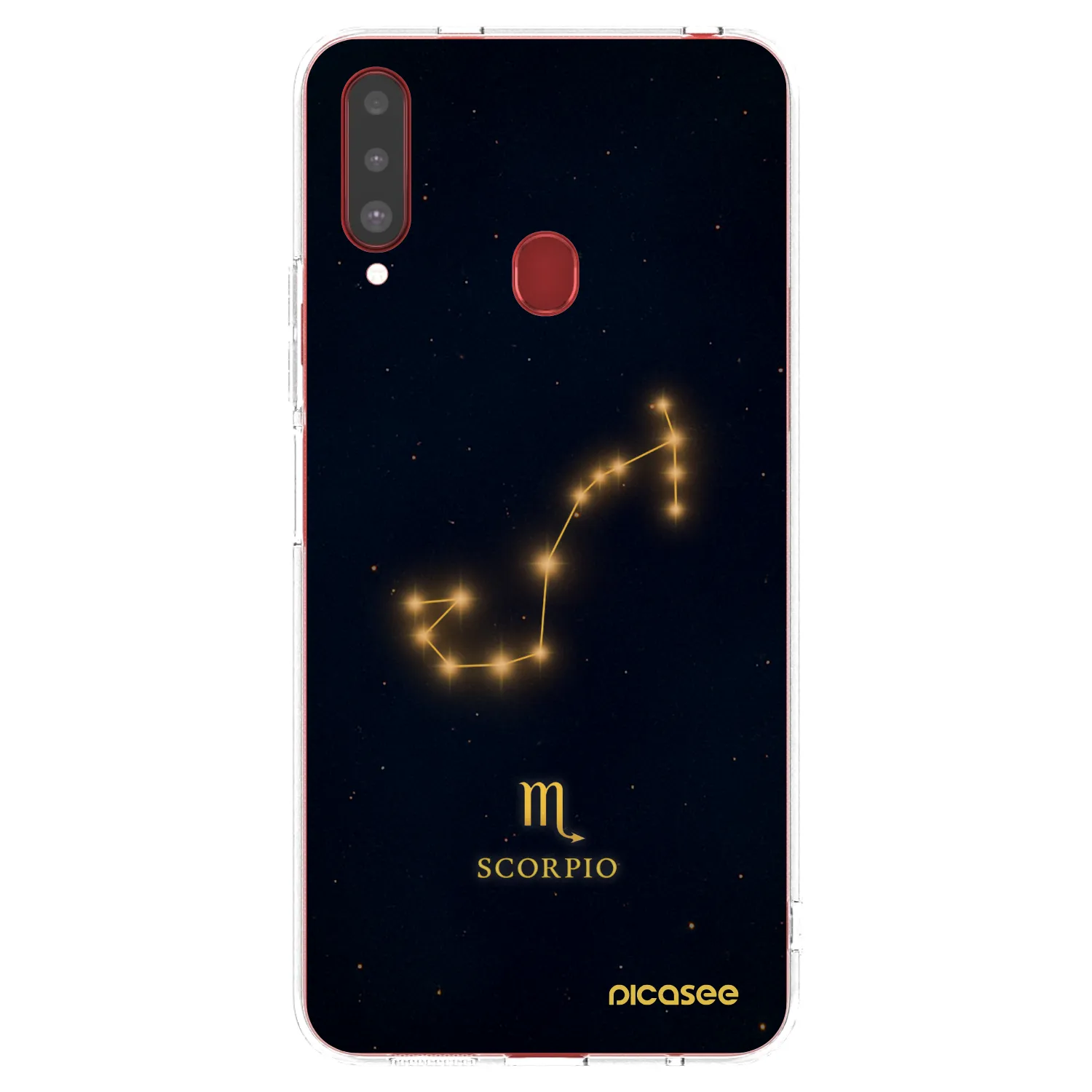 Picasee silikonski prozorni ovitek za Samsung Galaxy A20s - SCORPIO