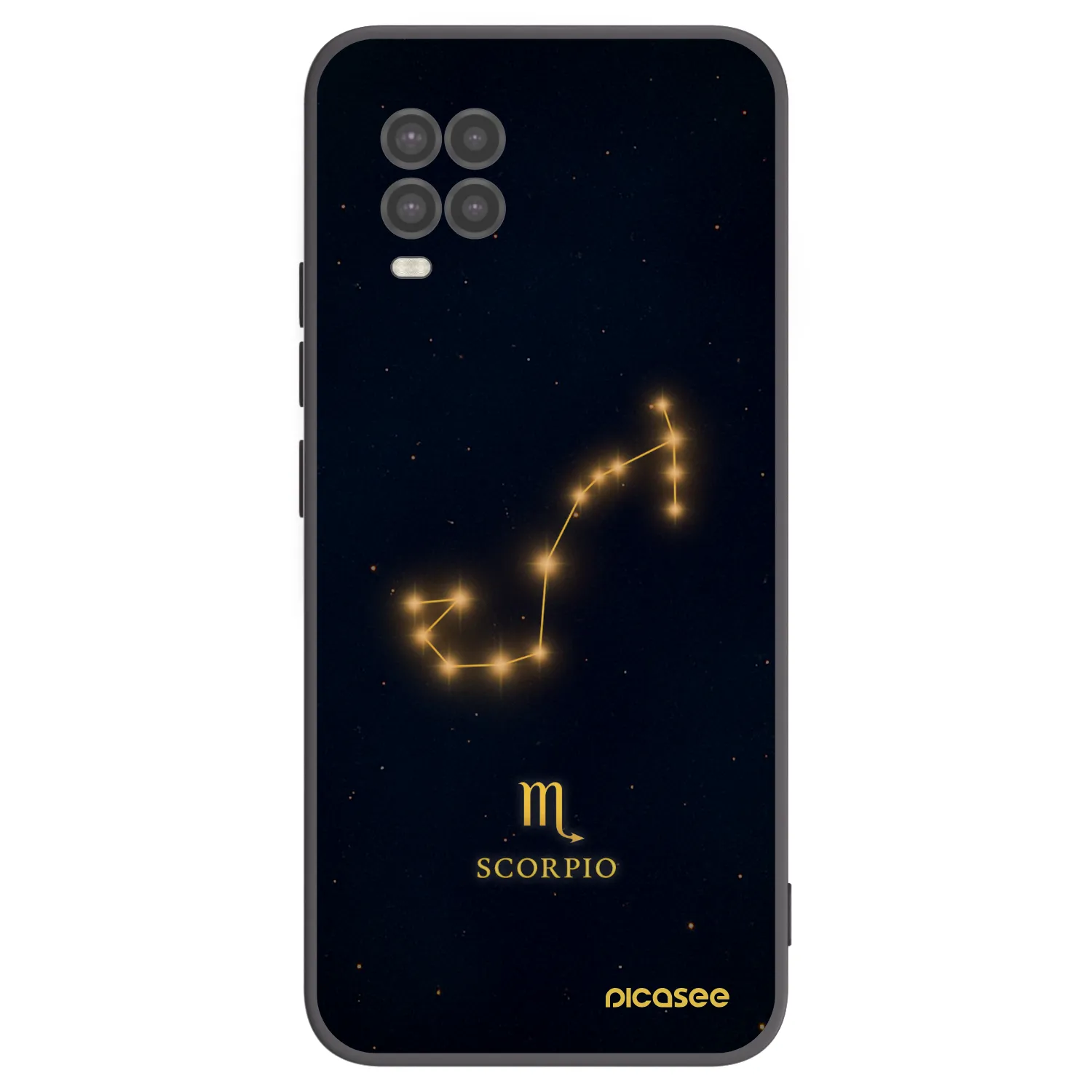 Picasee silikonski črni ovitek za Xiaomi Mi 10 Lite - SCORPIO