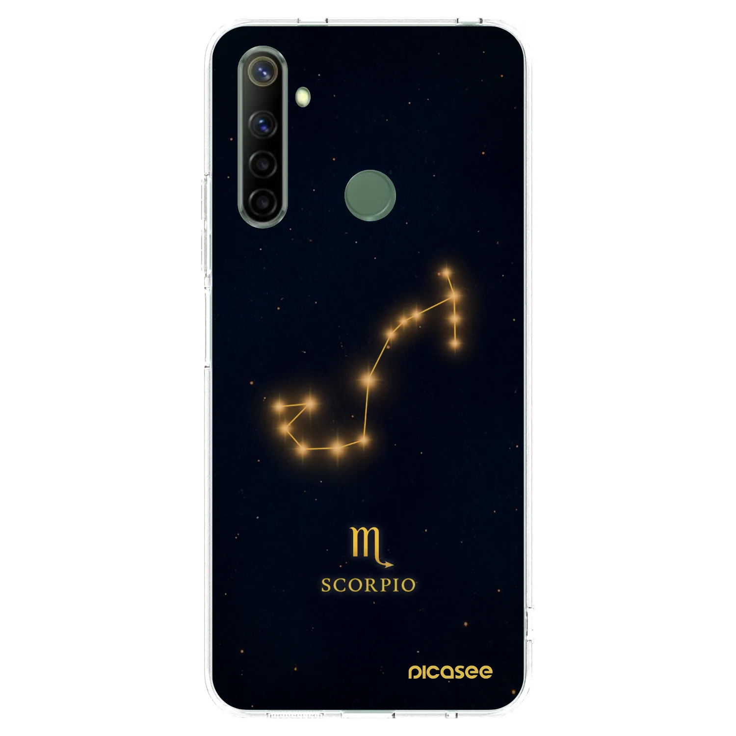 Picasee silikonski prozorni ovitek za Realme 6i - SCORPIO