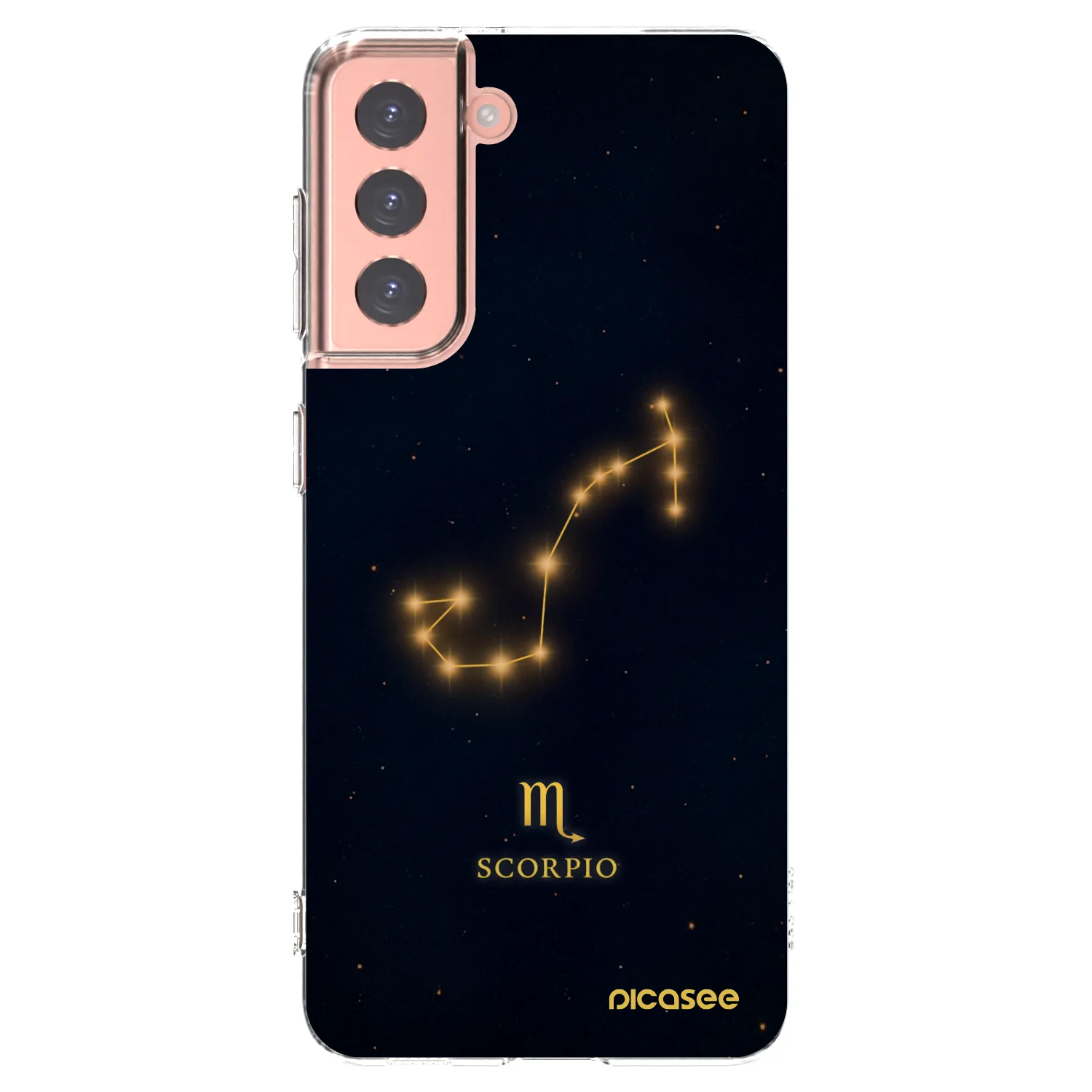 Picasee silikonski prozorni ovitek za Samsung Galaxy S21 5G G991B - SCORPIO