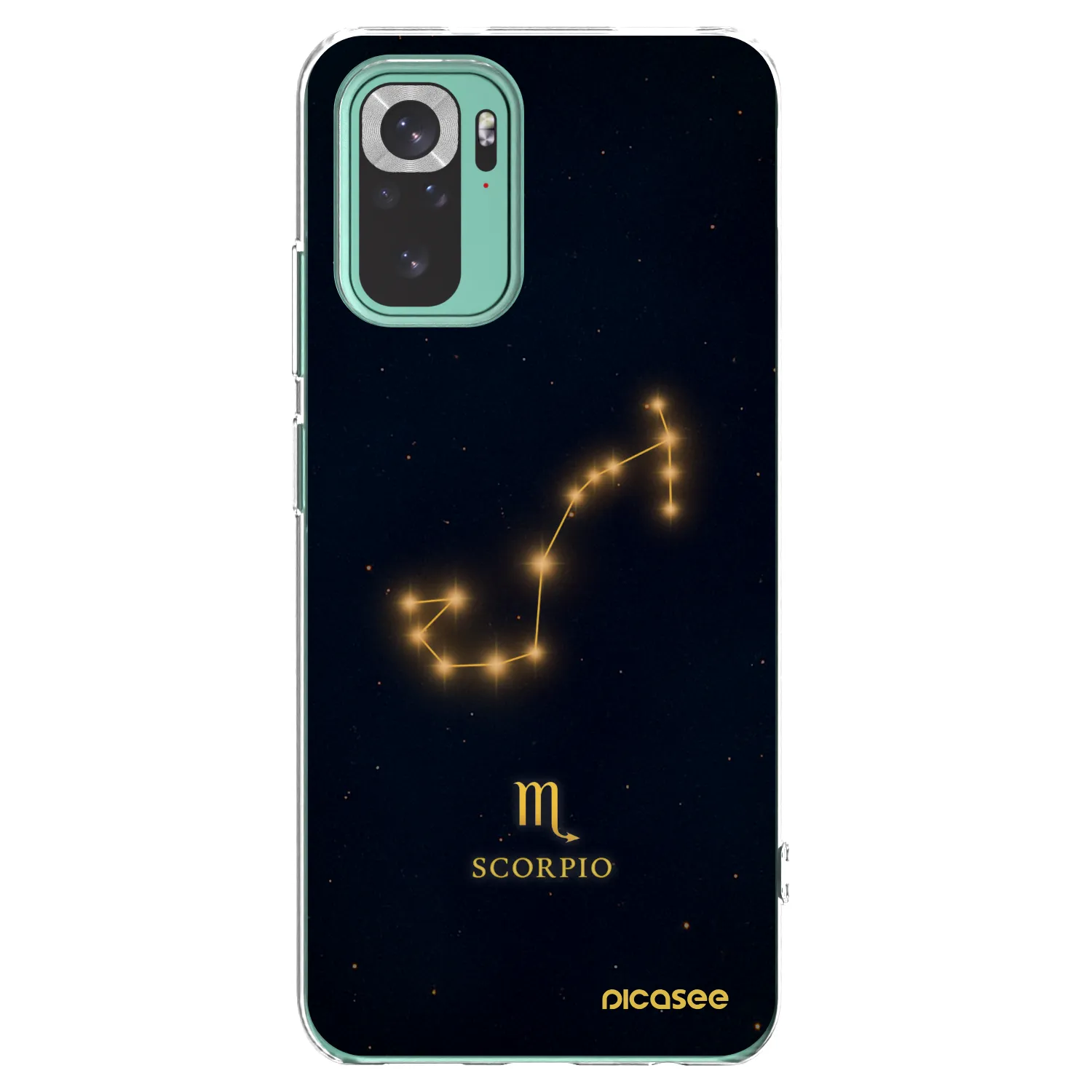 Picasee silikonski prozorni ovitek za Xiaomi Redmi Note 10 Pro - SCORPIO