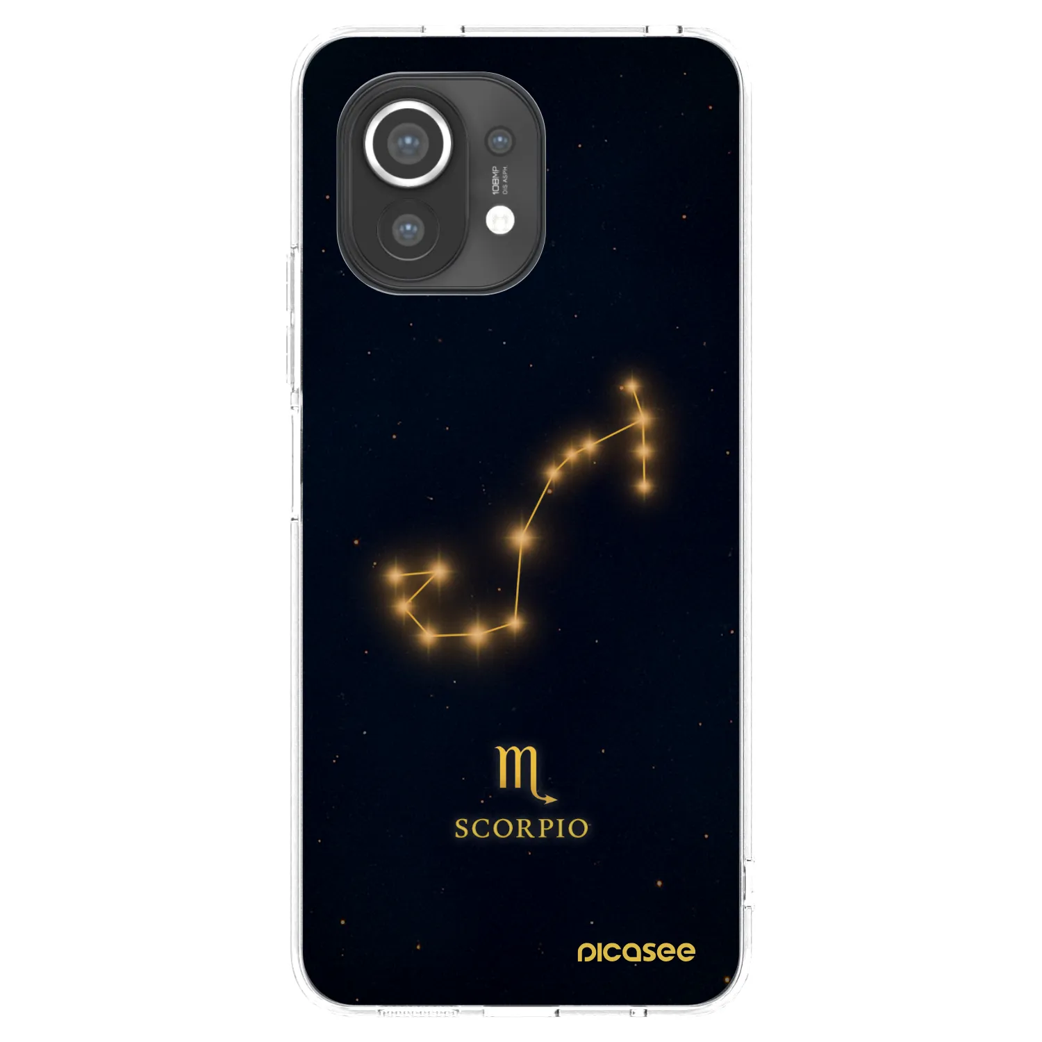 Picasee silikonski prozorni ovitek za Xiaomi Mi 11 - SCORPIO