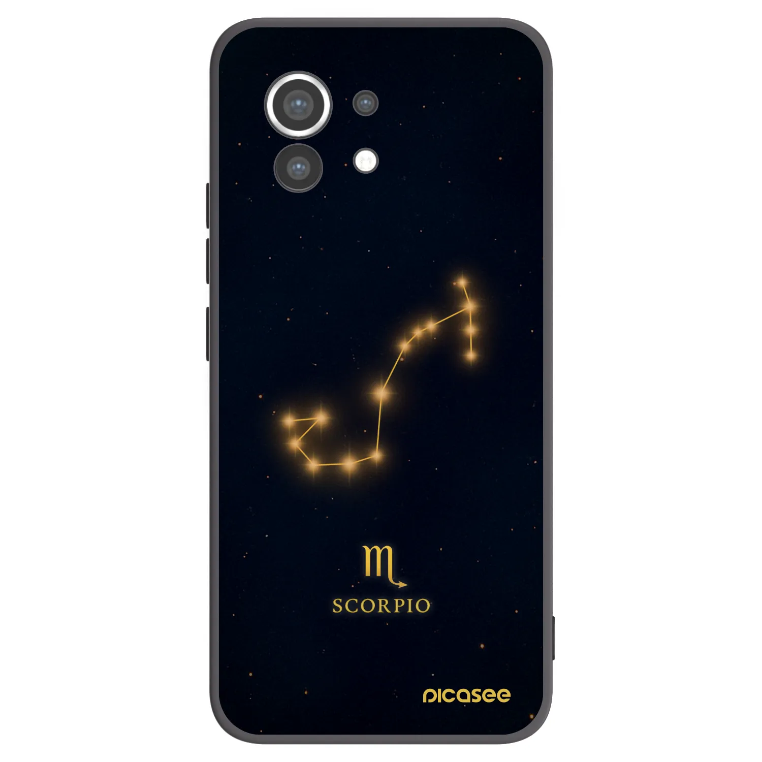 Picasee silikonski črni ovitek za Xiaomi Mi 11 - SCORPIO