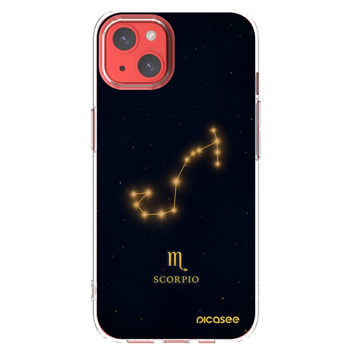 Picasee silikonski prozorni ovitek za Apple iPhone 13 - SCORPIO