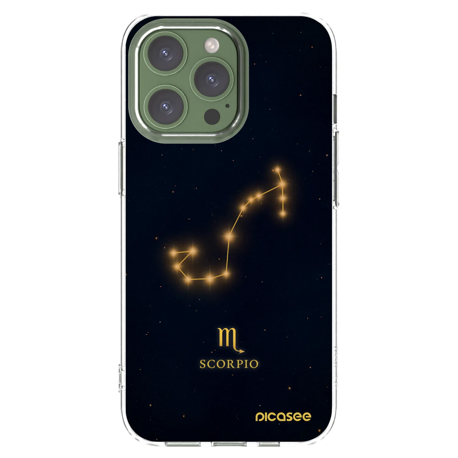 Picasee silikonski prozorni ovitek za Apple iPhone 13 Pro - SCORPIO