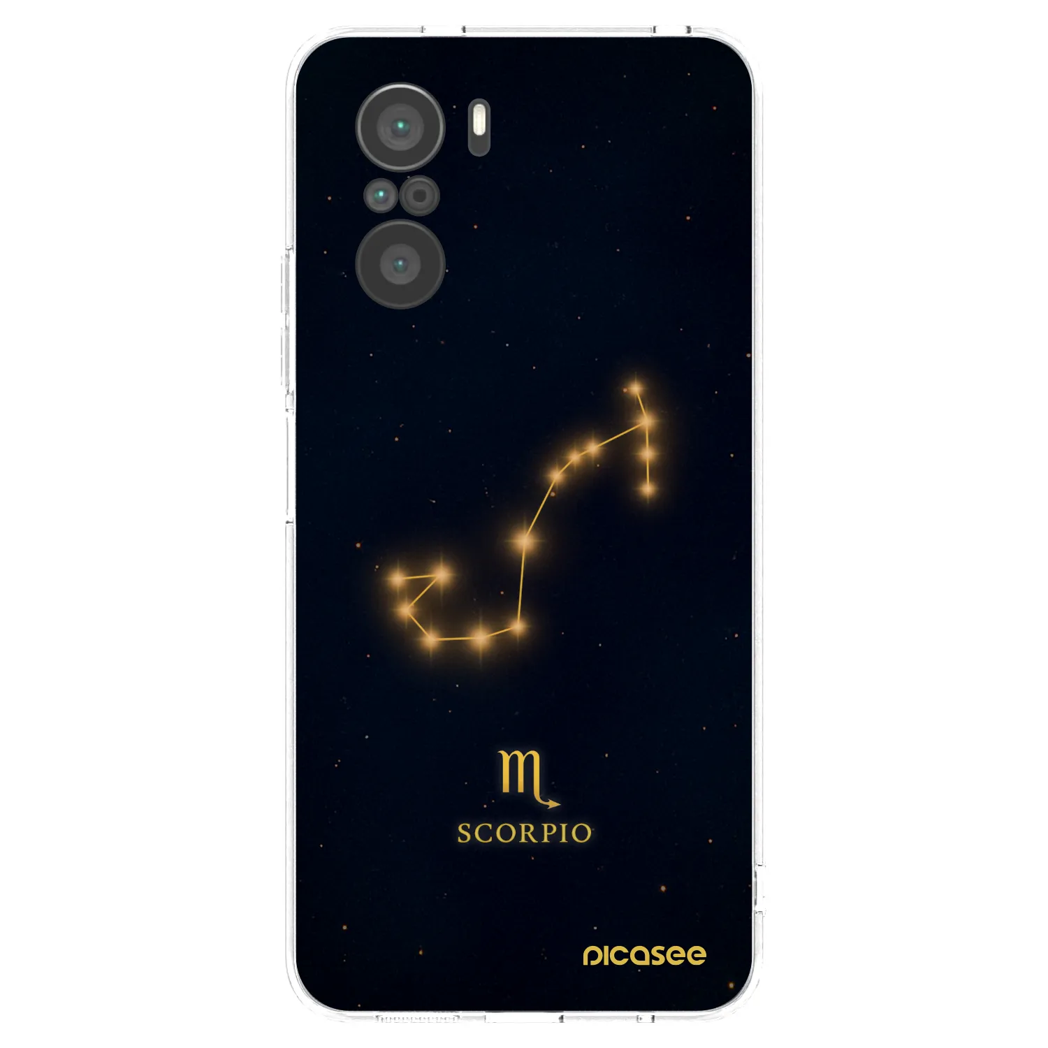Picasee silikonski prozorni ovitek za Xiaomi Poco F3 - SCORPIO