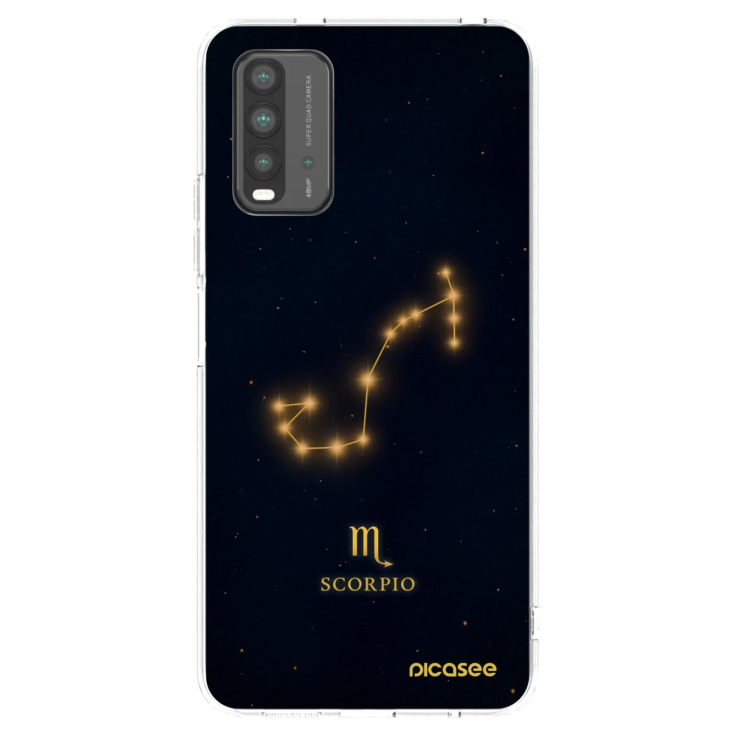 Picasee silikonski prozorni ovitek za Xiaomi Redmi 9T - SCORPIO