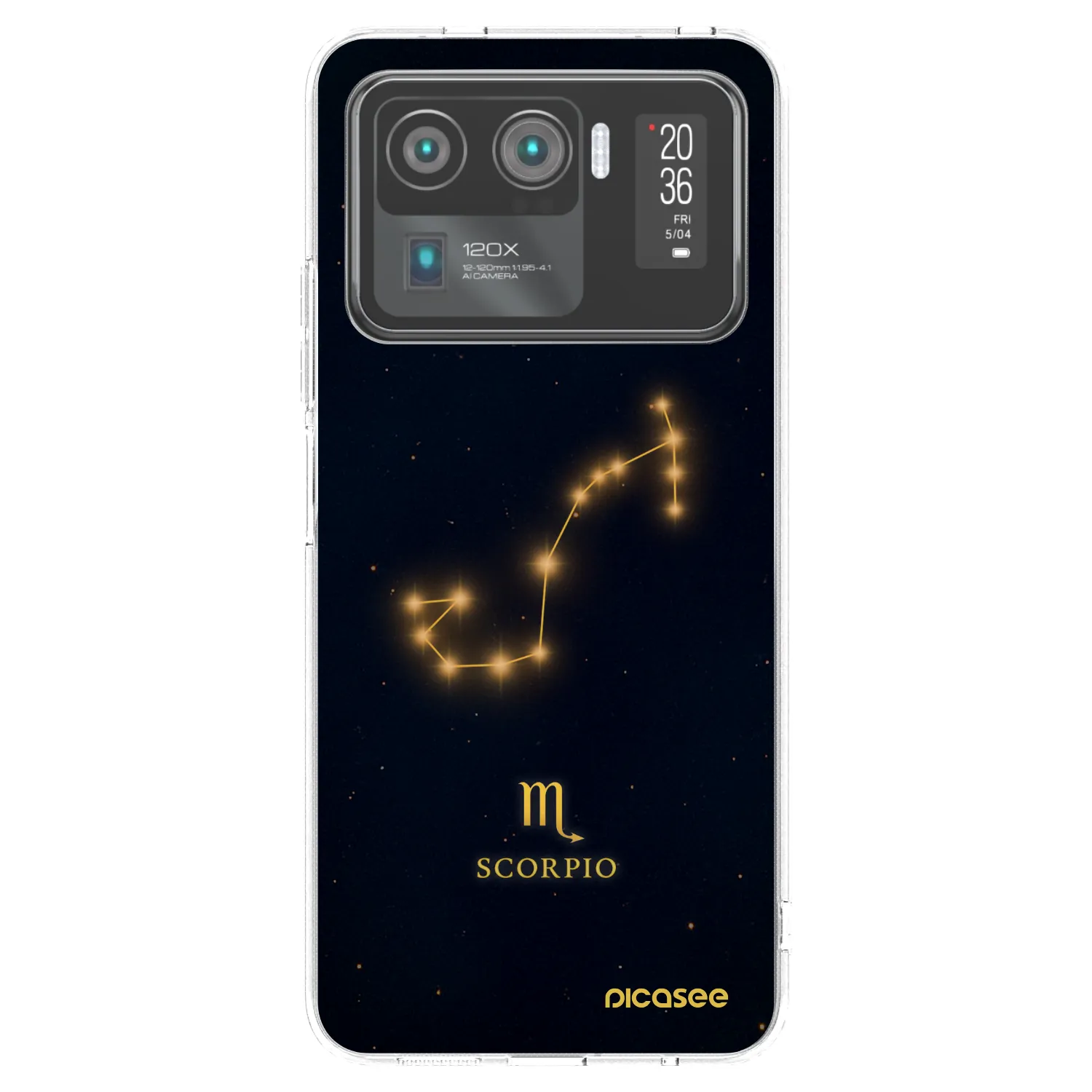 Picasee silikonski prozorni ovitek za Xiaomi Mi 11 Ultra - SCORPIO