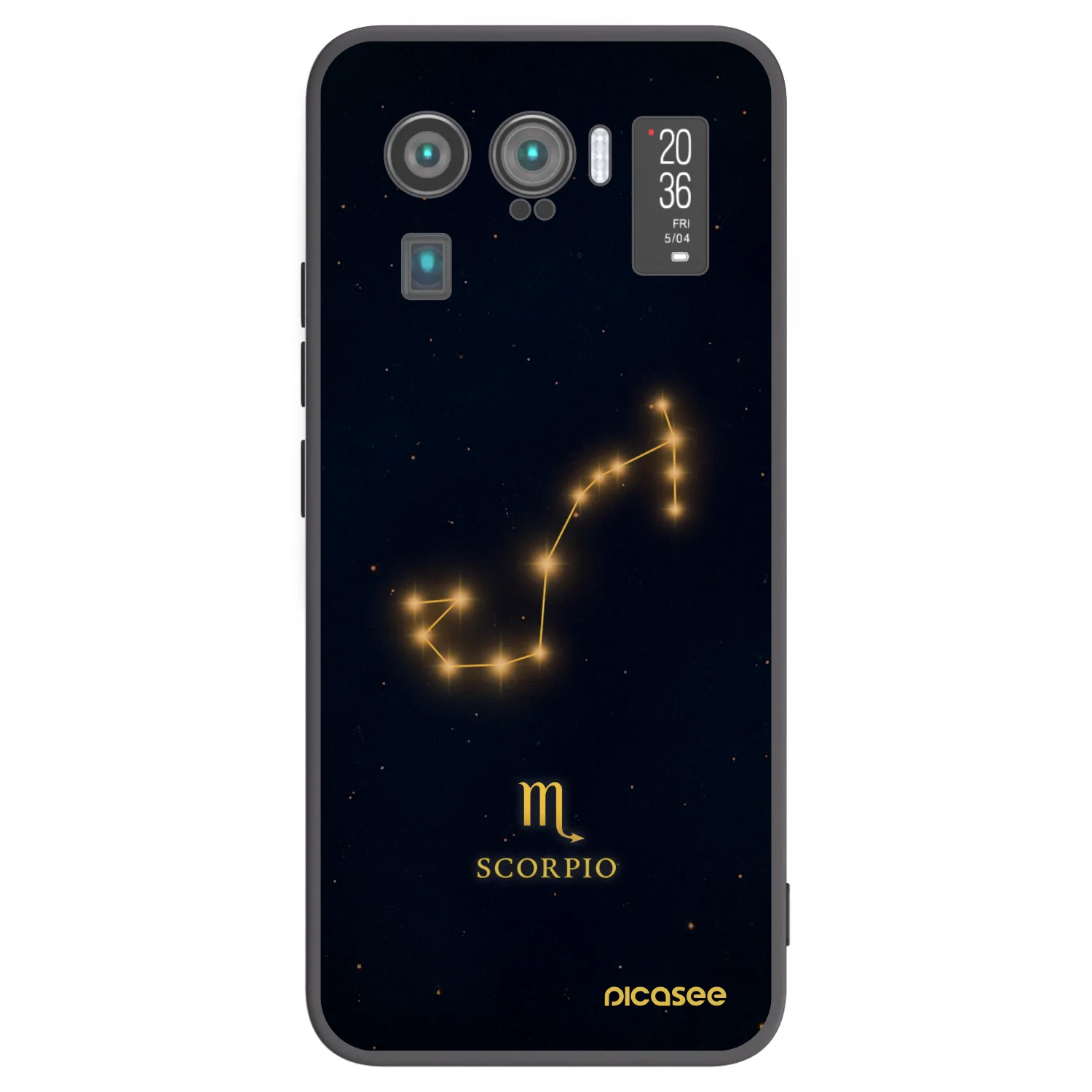Picasee silikonski črni ovitek za Xiaomi Mi 11 Ultra - SCORPIO