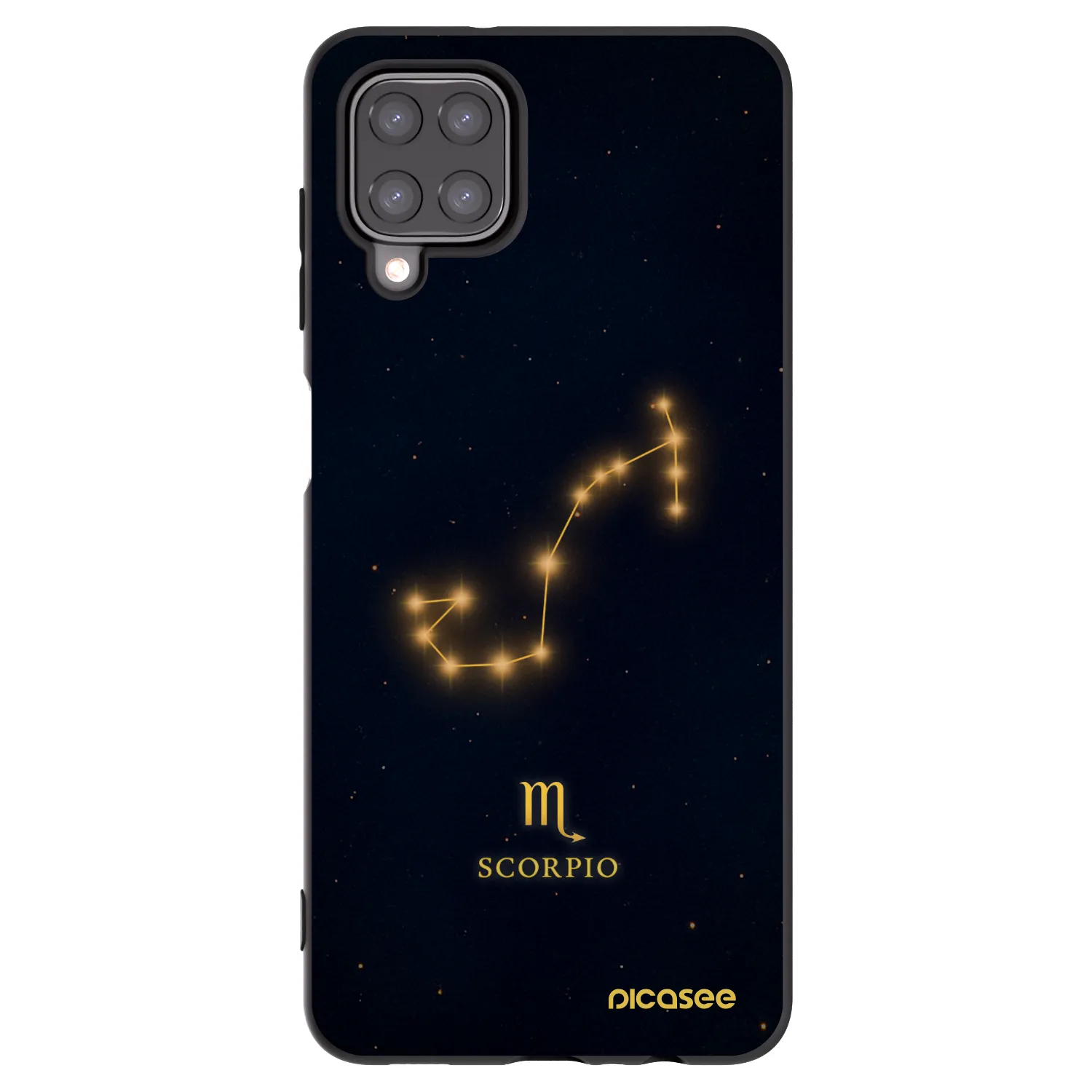 Picasee silikonski črni ovitek za Samsung Galaxy M12 M127F - SCORPIO