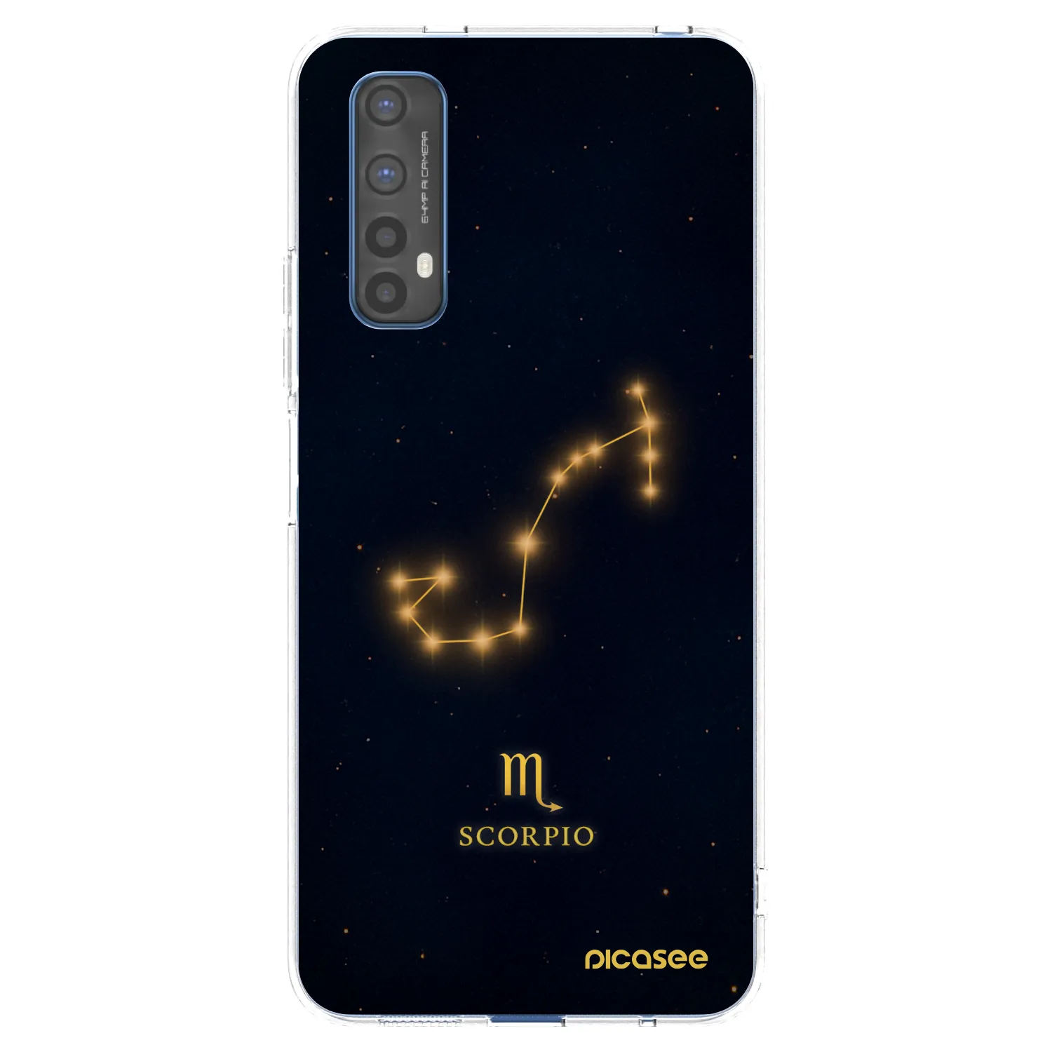 Picasee silikonski prozorni ovitek za Realme 7 - SCORPIO