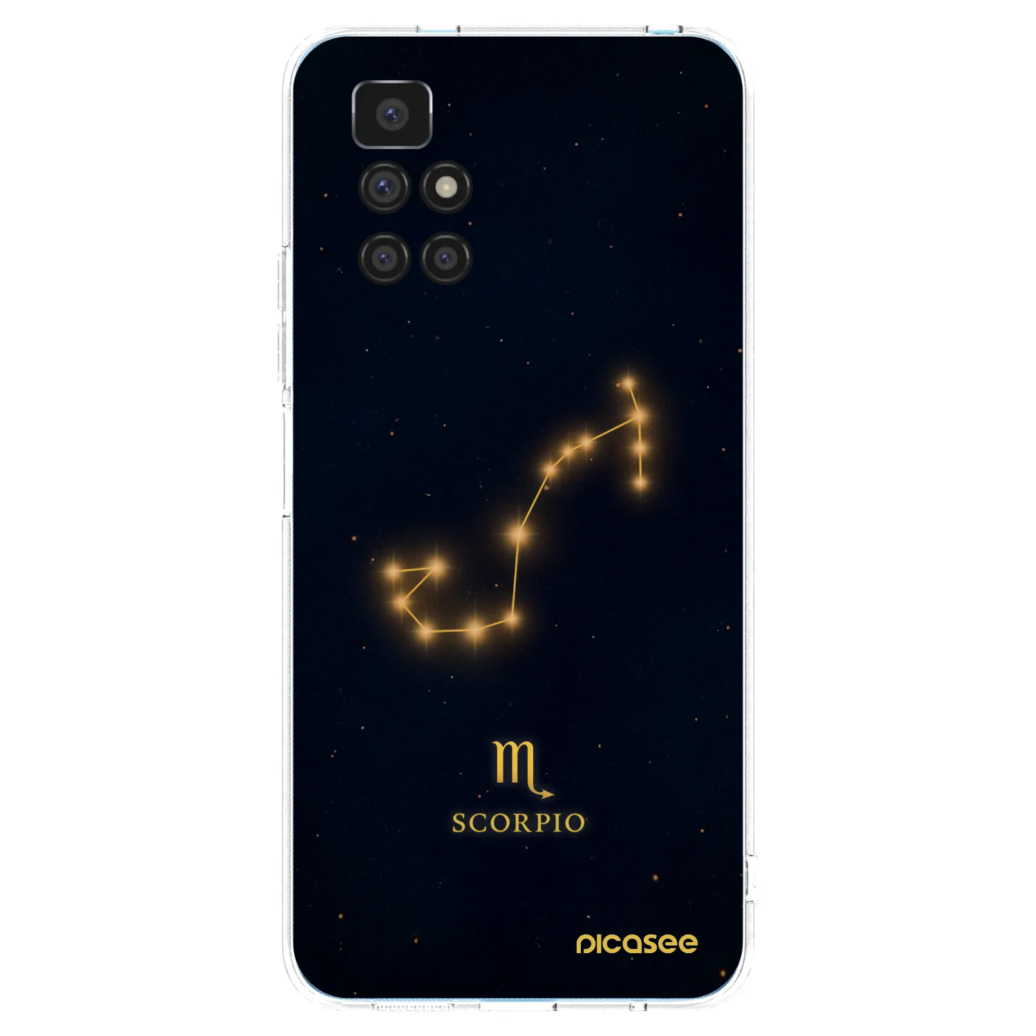 Picasee silikonski prozorni ovitek za Xiaomi Redmi 10 - SCORPIO