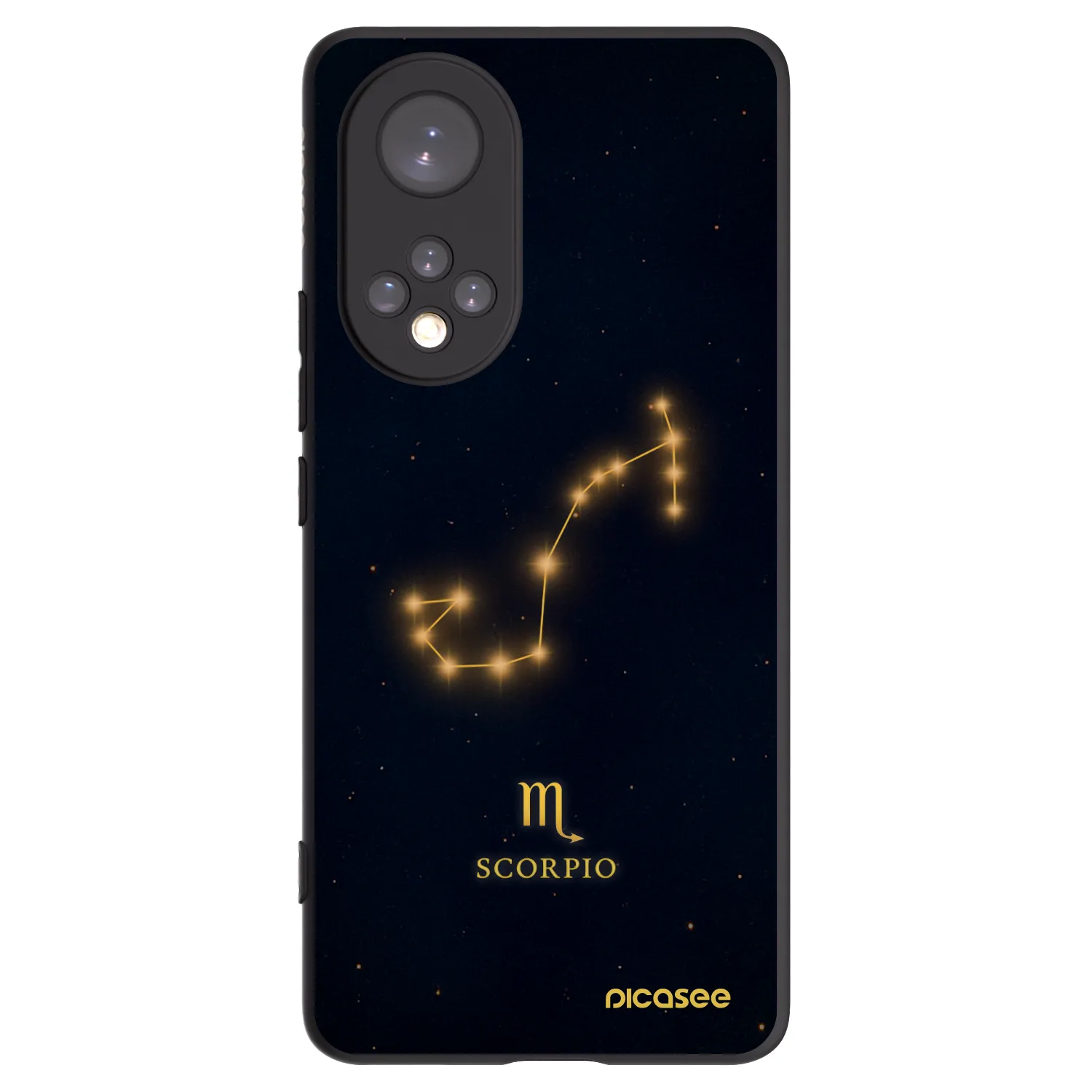 Picasee silikonski črni ovitek za Honor 50 5G - SCORPIO