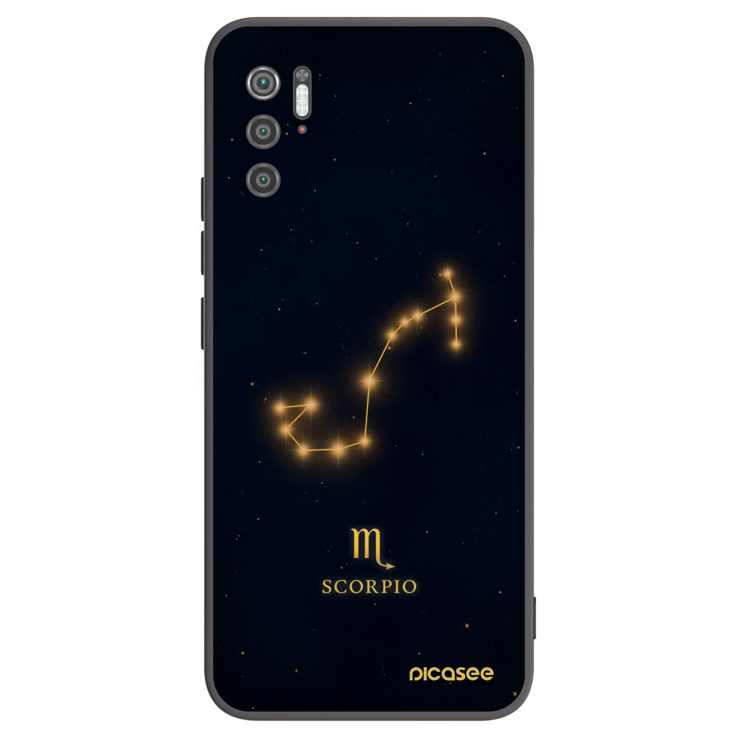 Picasee silikonski črni ovitek za Xiaomi Poco M3 Pro 5G - SCORPIO