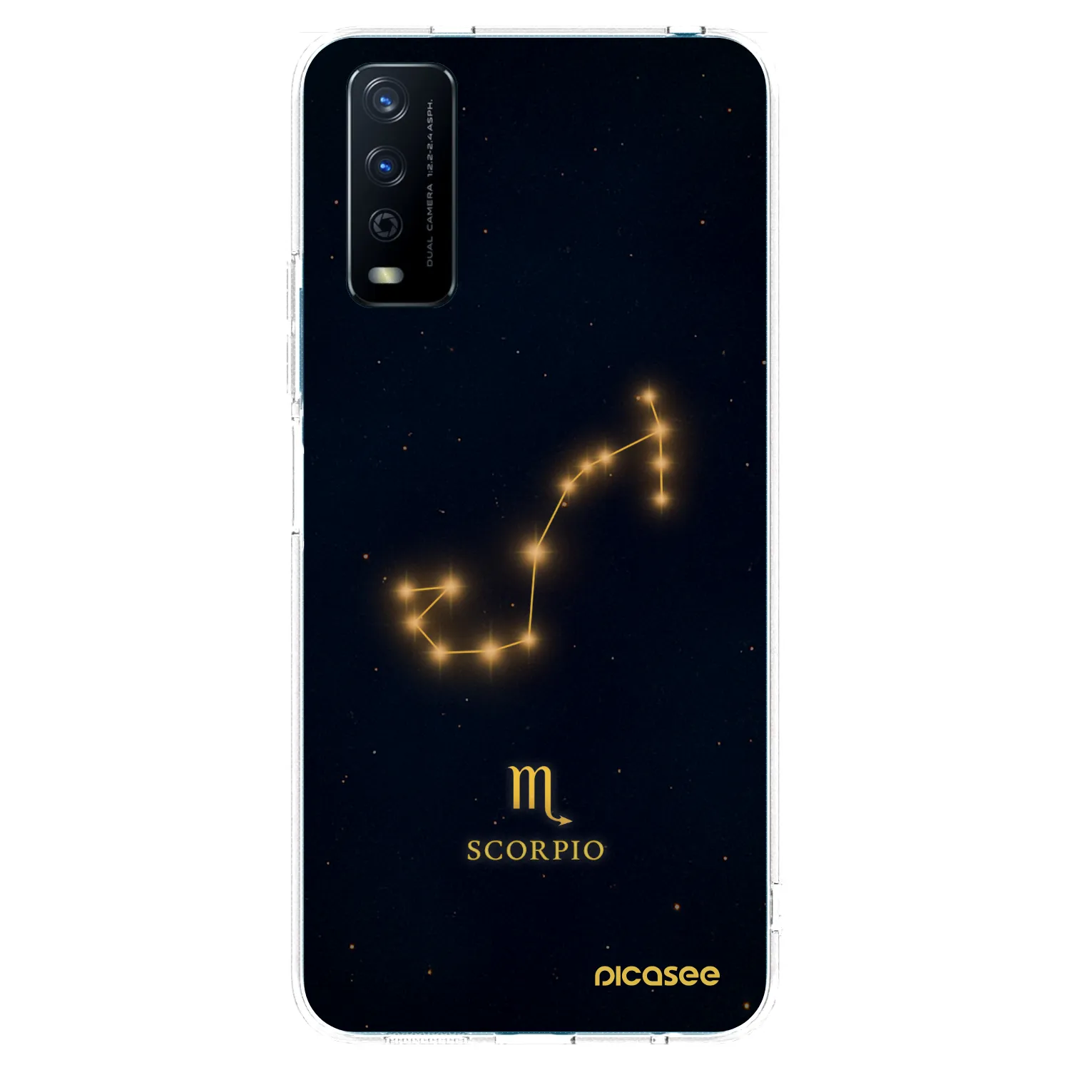 Picasee silikonski prozorni ovitek za Vivo Y11s - SCORPIO