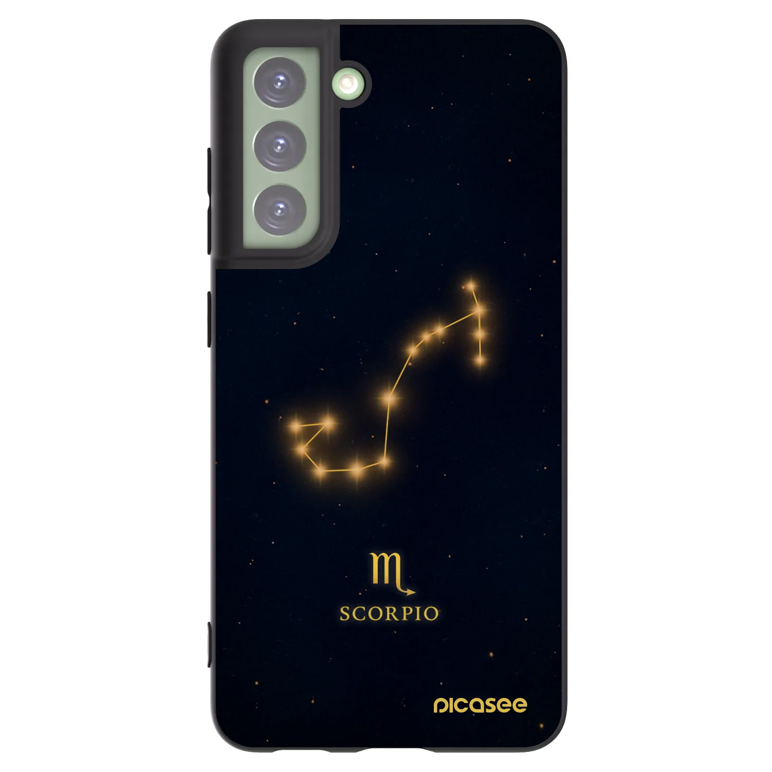 Picasee silikonski črni ovitek za Samsung Galaxy S21 FE 5G - SCORPIO