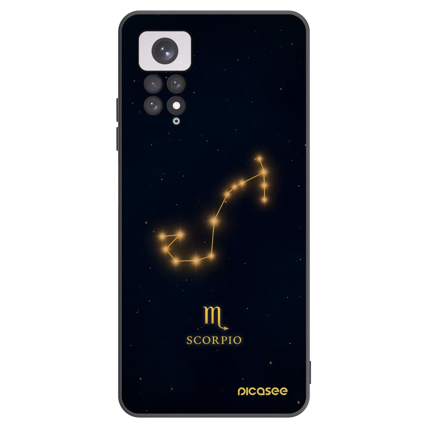 Picasee silikonski črni ovitek za Xiaomi Redmi Note 11 - SCORPIO