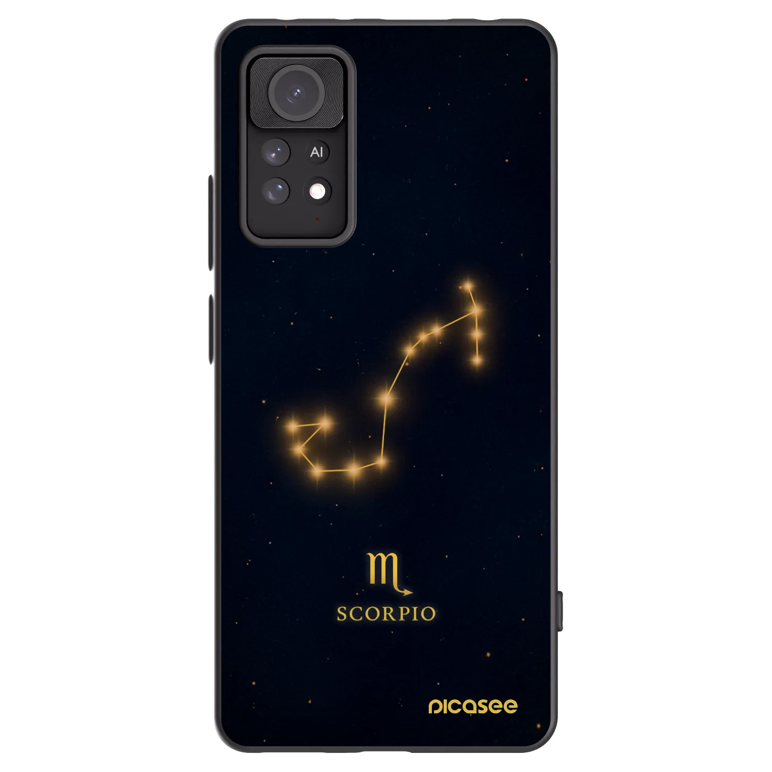 Picasee silikonski črni ovitek za Xiaomi Redmi Note 11 Pro 5G - SCORPIO