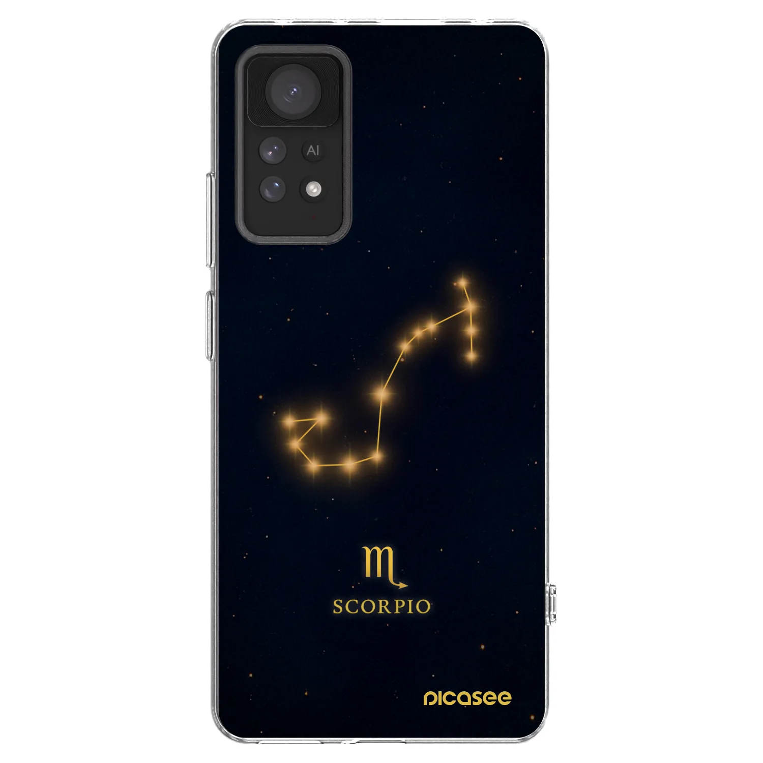 Picasee silikonski prozorni ovitek za Xiaomi Redmi Note 11 Pro 5G - SCORPIO