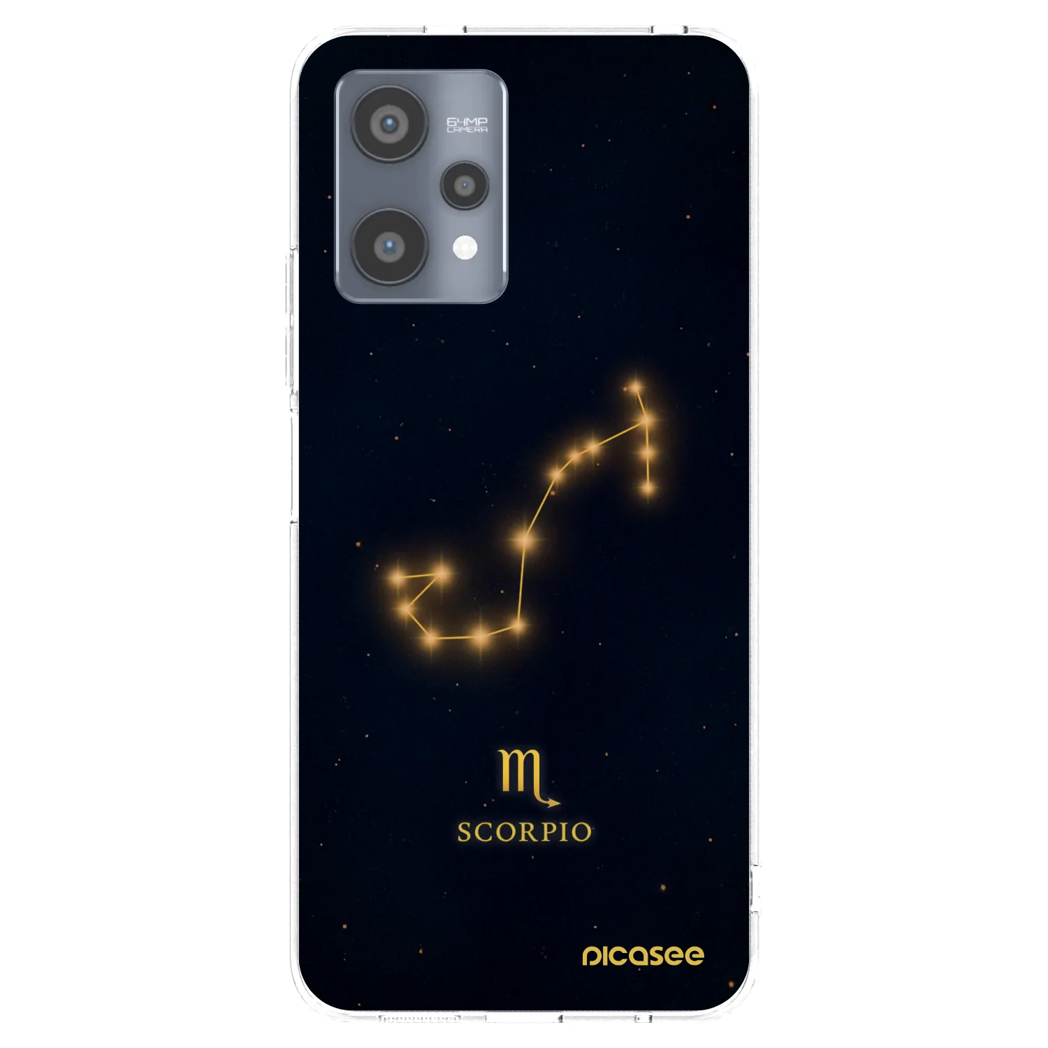 Picasee silikonski prozorni ovitek za Realme 9 Pro 5G - SCORPIO