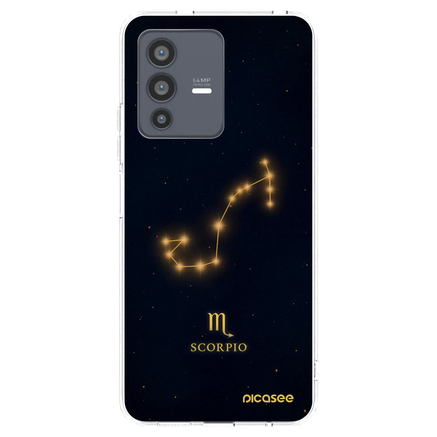 Picasee silikonski prozorni ovitek za Vivo V23 5G - SCORPIO