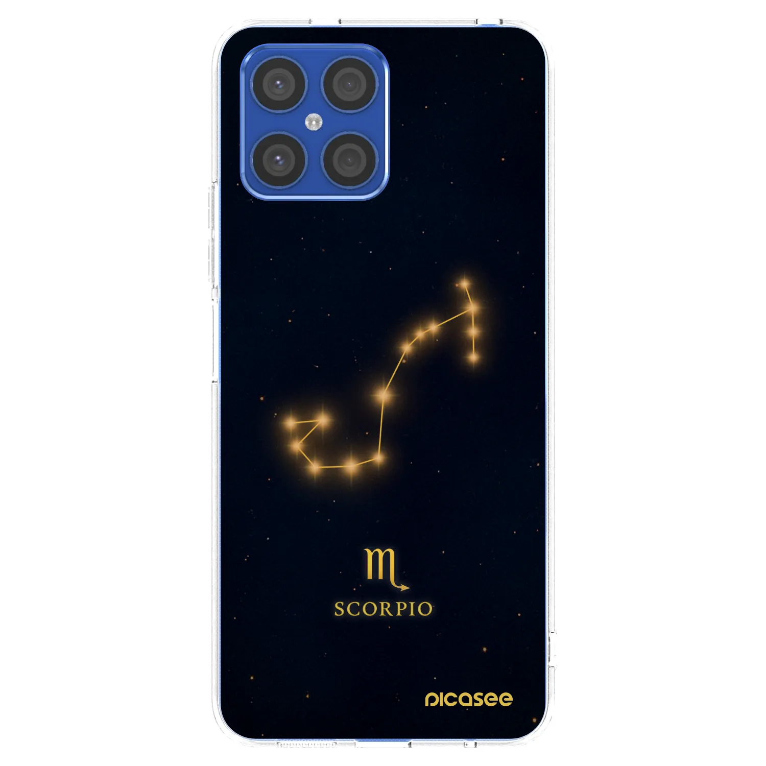 Picasee silikonski prozorni ovitek za Honor X8 4G - SCORPIO