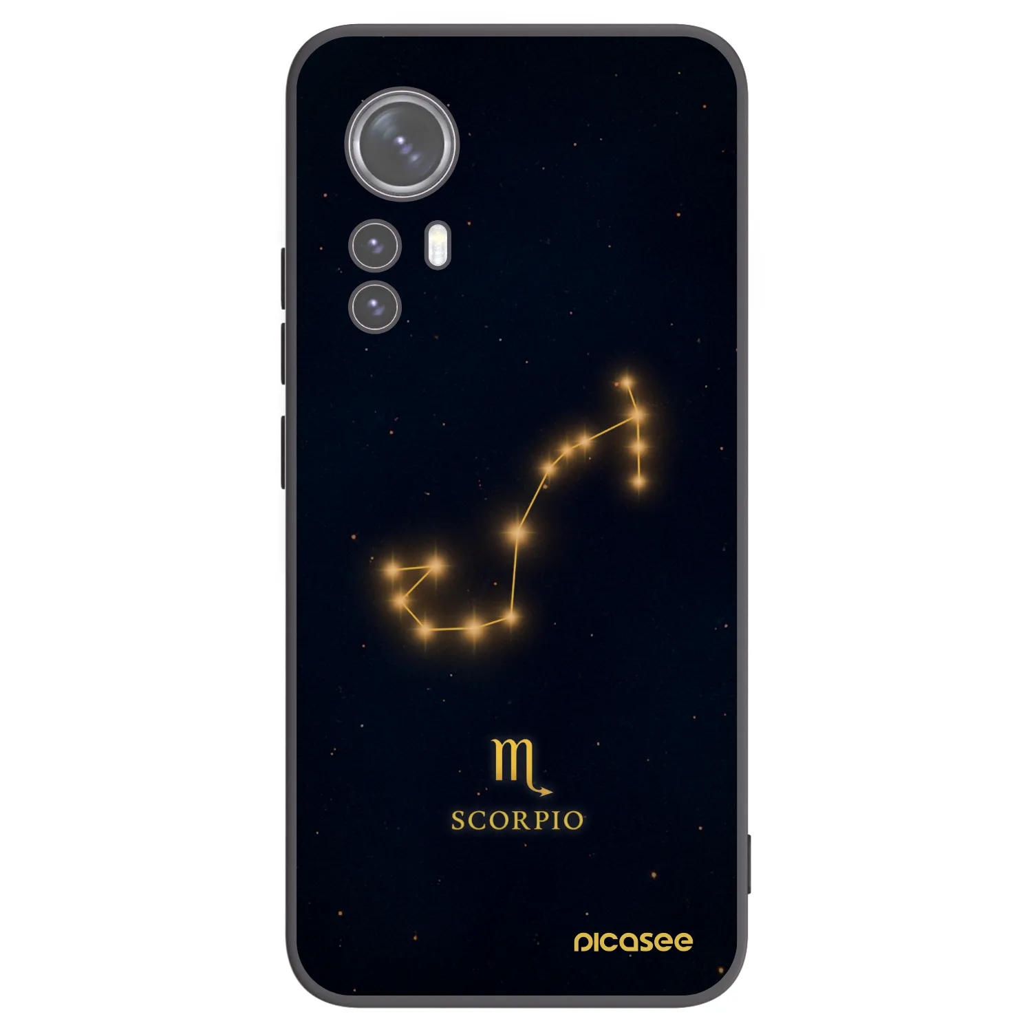 Picasee silikonski črni ovitek za Xiaomi 12X - SCORPIO