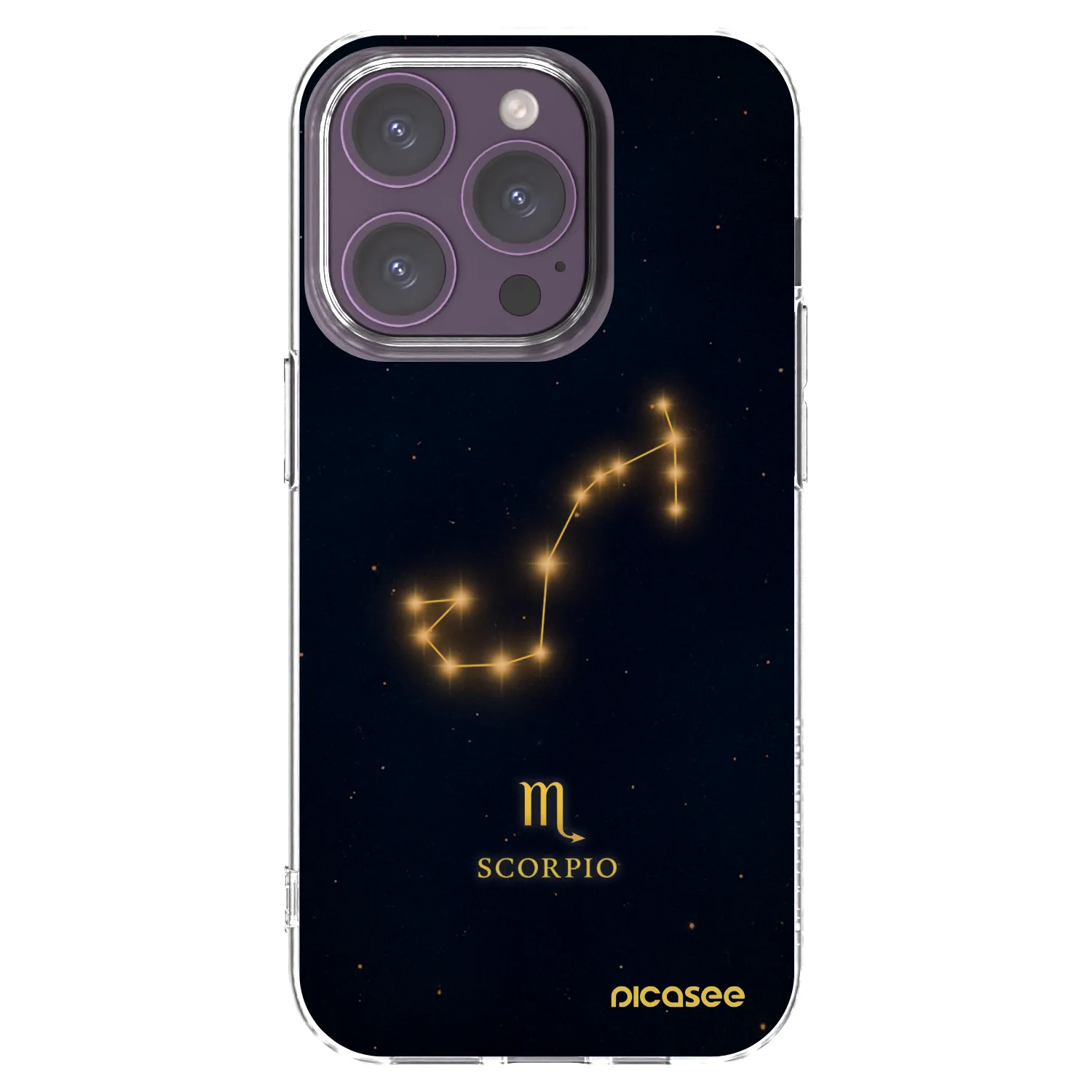 Picasee silikonski prozorni ovitek za Apple iPhone 14 Pro - SCORPIO