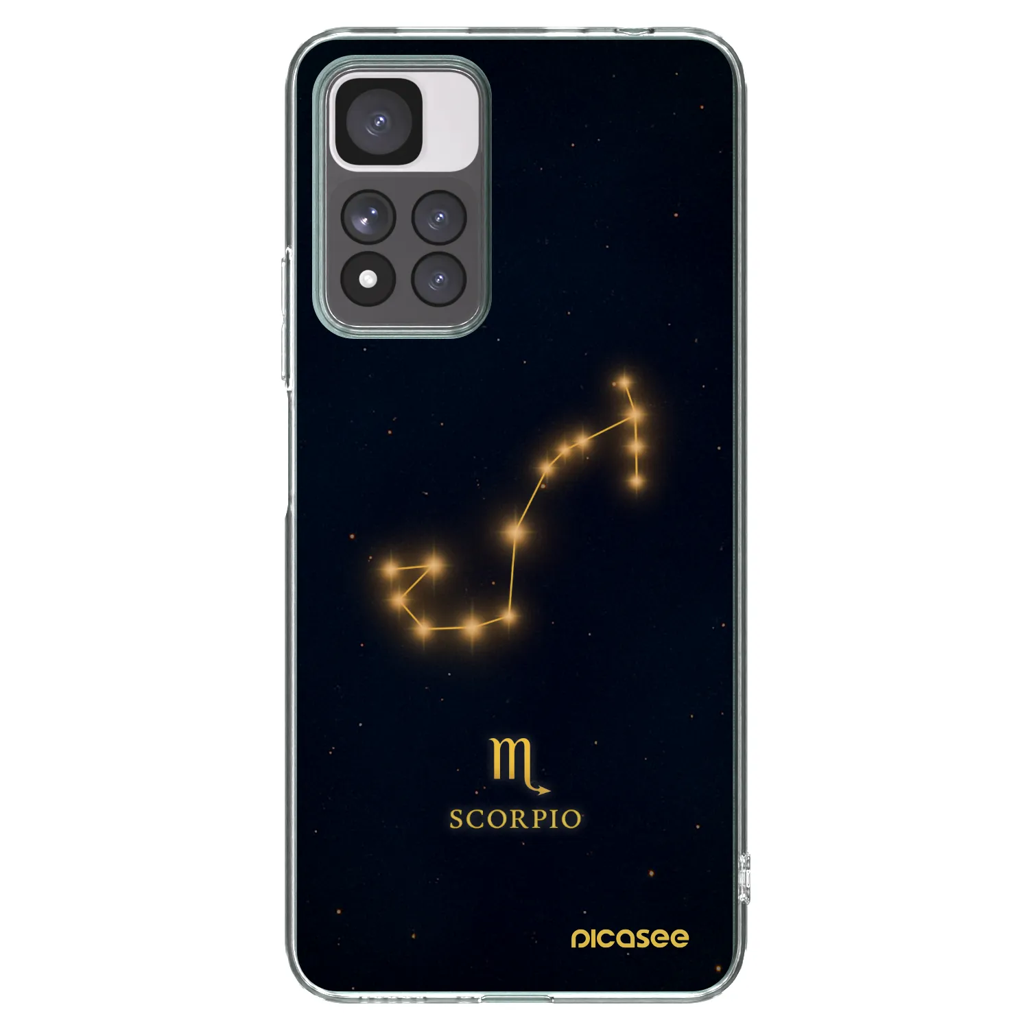 Picasee silikonski prozorni ovitek za Xiaomi Redmi Note 11 Pro+ 5G - SCORPIO