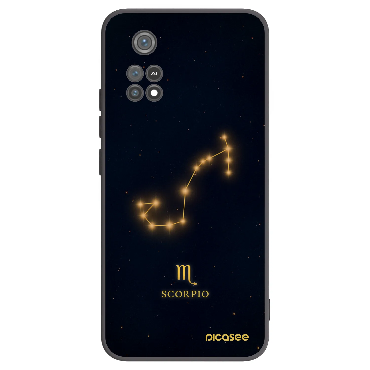 Picasee silikonski črni ovitek za Xiaomi Poco M4 Pro - SCORPIO