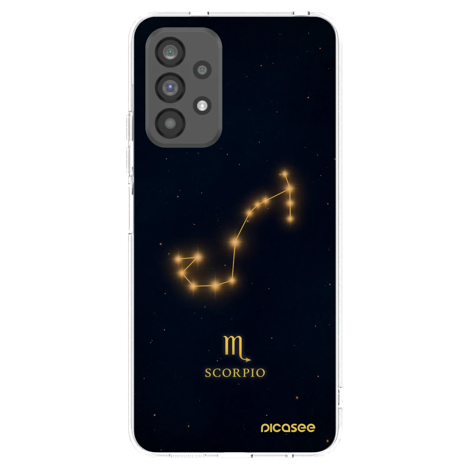 Picasee silikonski prozorni ovitek za Samsung Galaxy A73 5G - SCORPIO