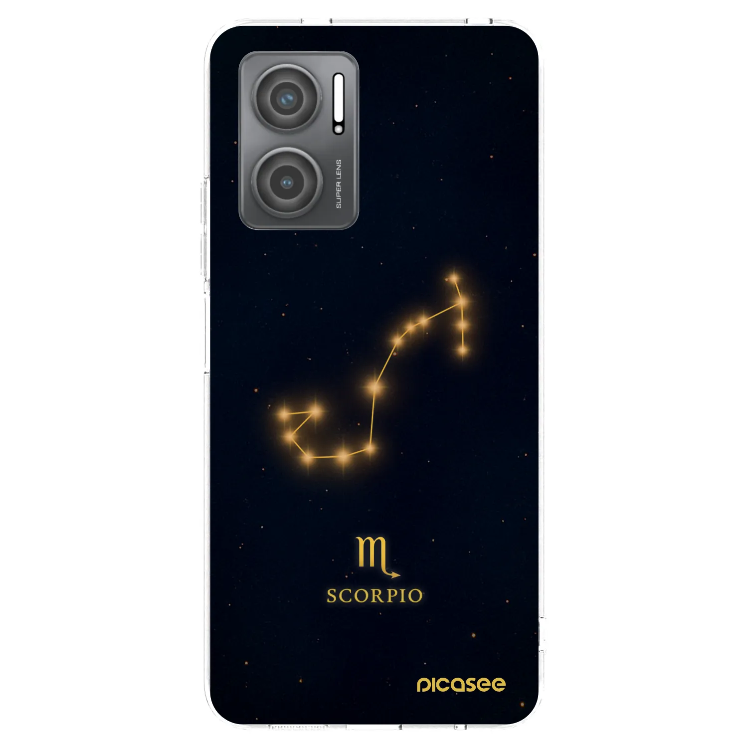 Picasee silikonski prozorni ovitek za Xiaomi Redmi 10 5G - SCORPIO