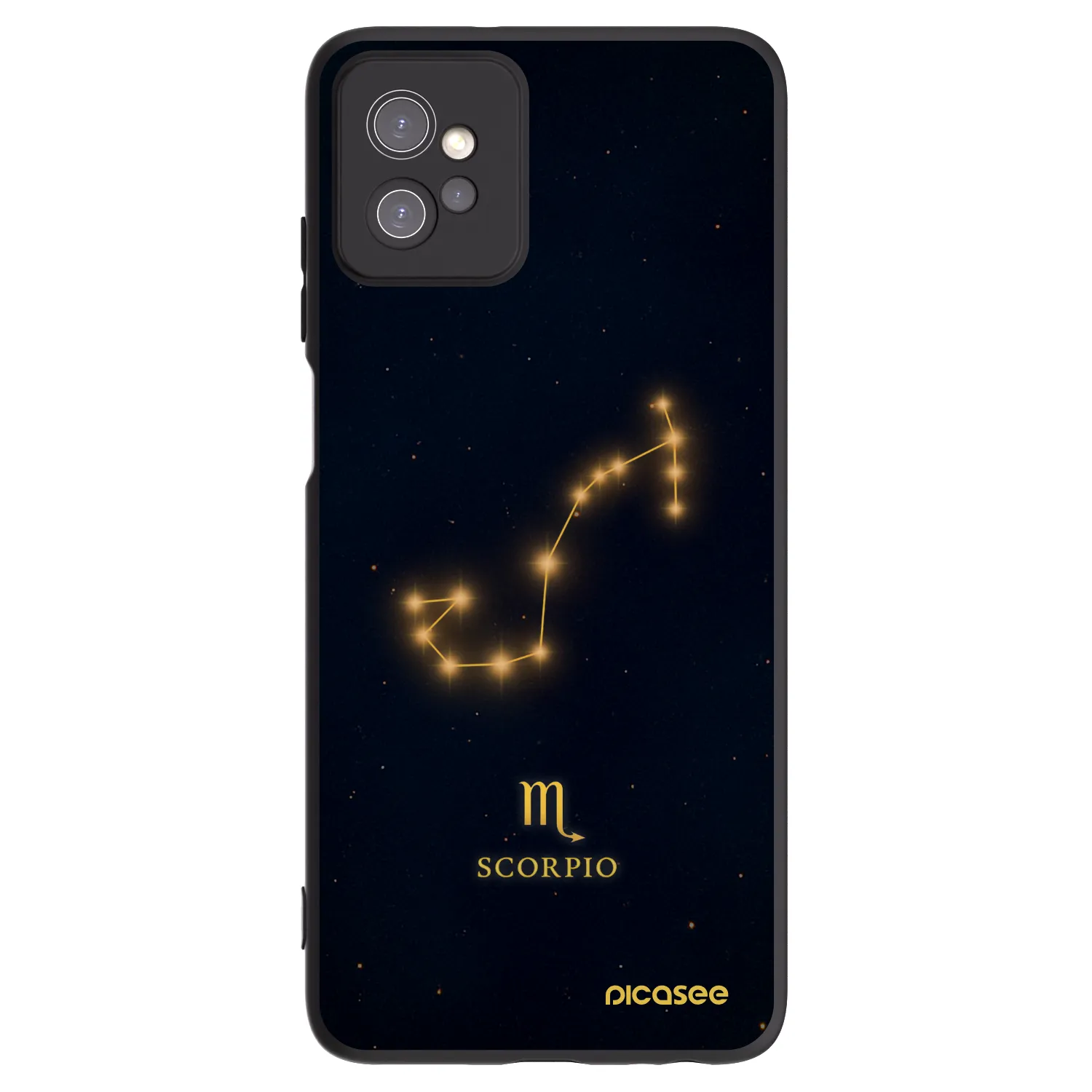 Picasee silikonski črni ovitek za Motorola Moto G32 - SCORPIO