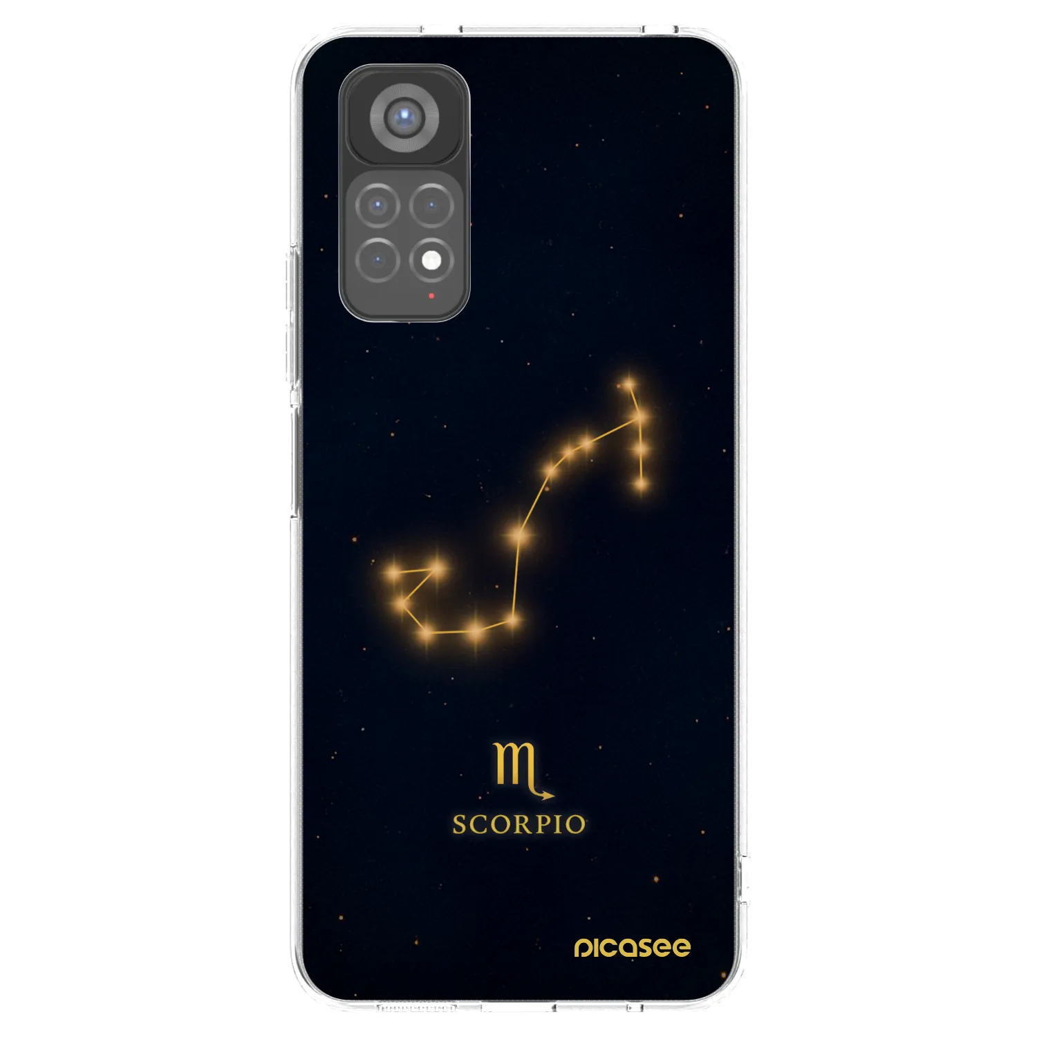 Picasee silikonski prozorni ovitek za Xiaomi Redmi Note 11S 5G - SCORPIO