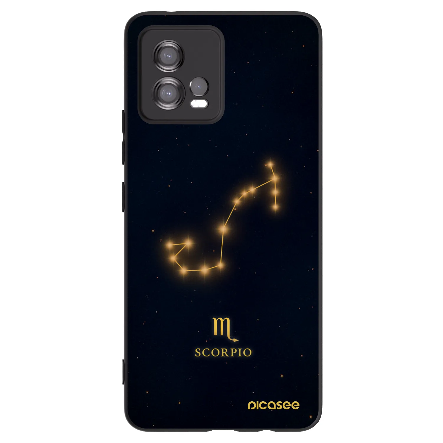 Picasee silikonski črni ovitek za Motorola Moto G72 - SCORPIO