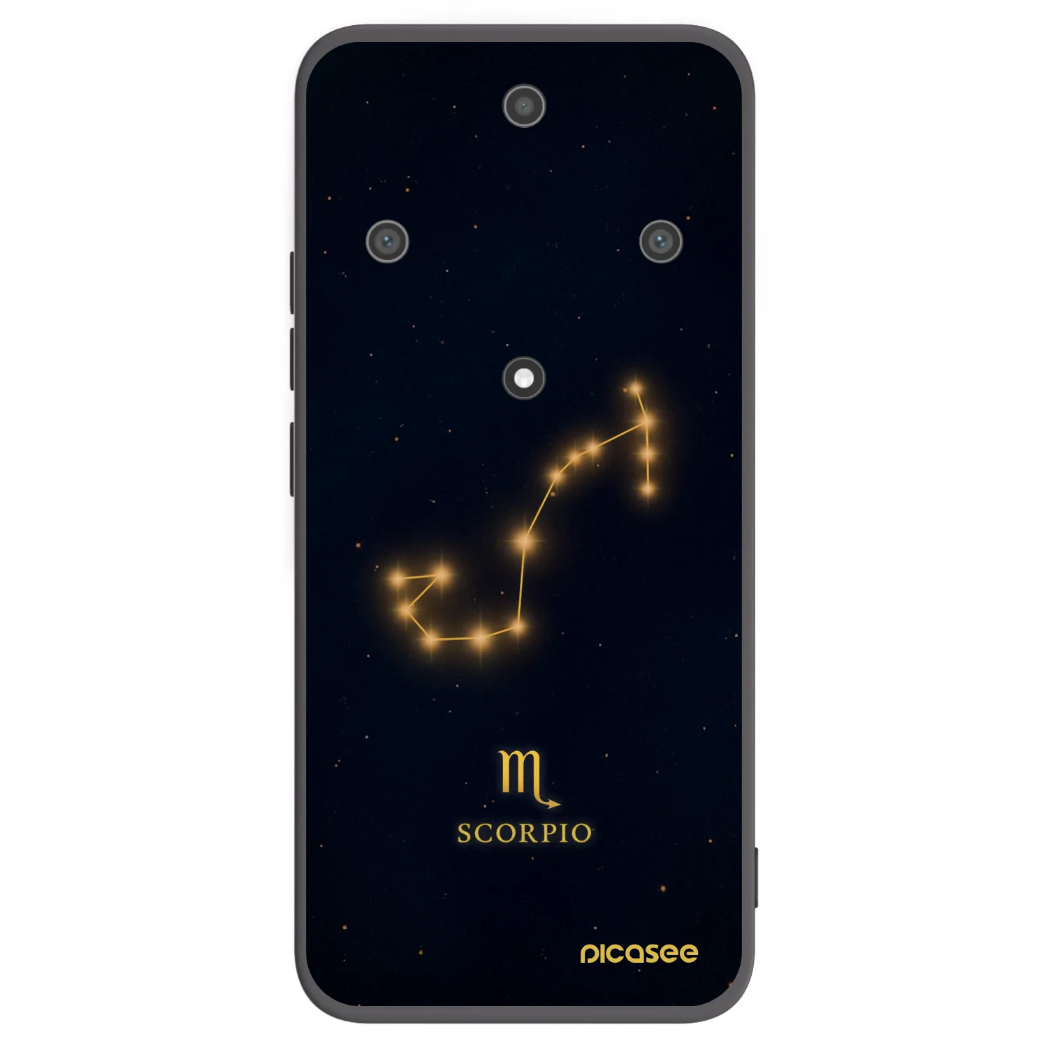 Picasee silikonski črni ovitek za Honor Magic5 Lite 5G - SCORPIO