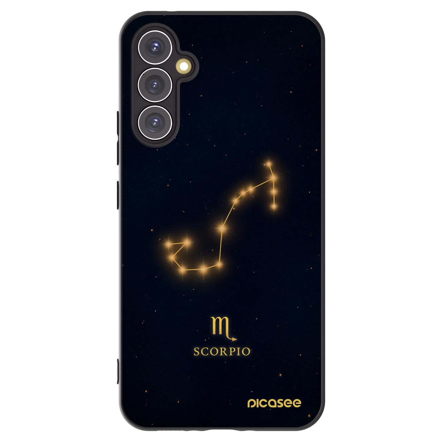 Picasee silikonski črni ovitek za Samsung Galaxy A34 5G A346B - SCORPIO