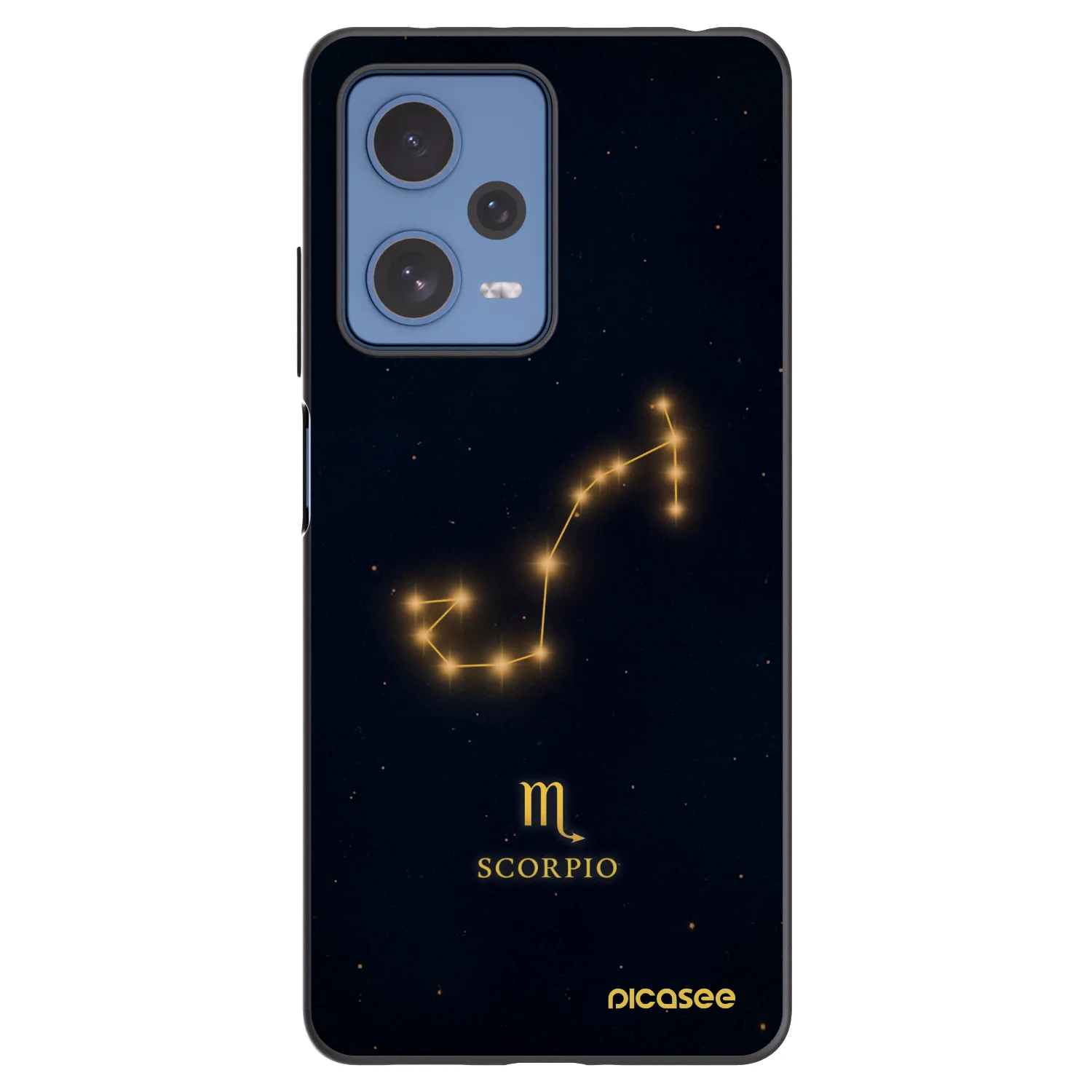 Picasee silikonski črni ovitek za Xiaomi Redmi Note 12 Pro 5G - SCORPIO